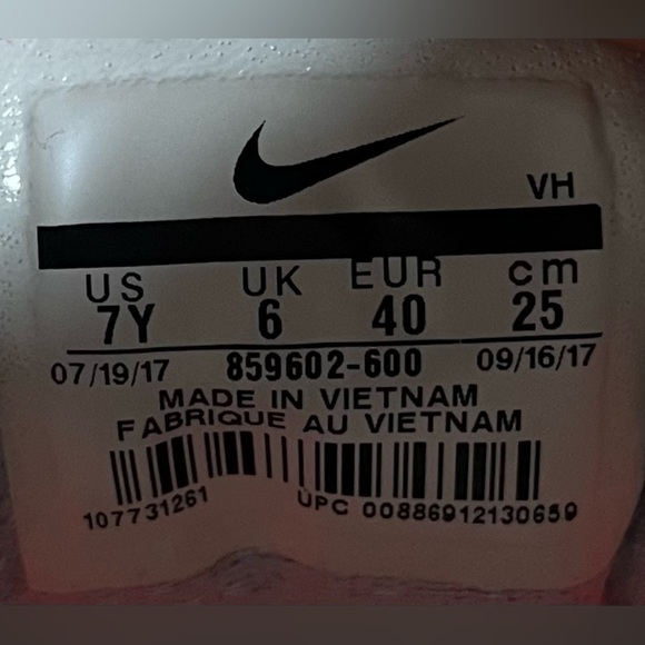 Nike Revolution 3 Womens Sz 8.5 (7Y) Running Shoes Sneakers Lava Glow 859602-600 - Picture 8 of 8